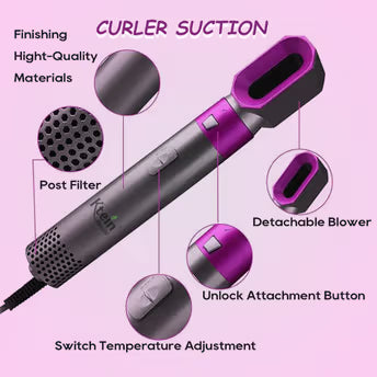 Muti-Functional 5 IN 1 Hair Styling Tool