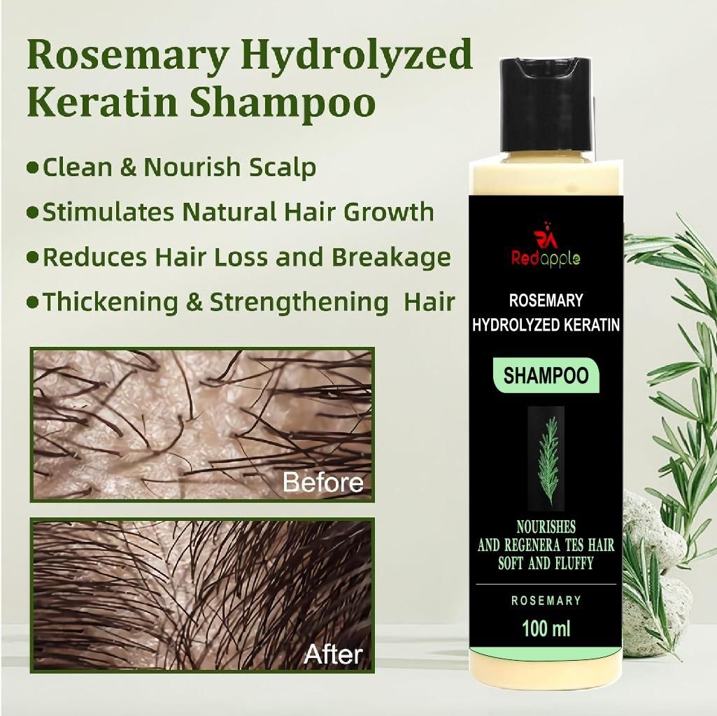 Rosemary Hydrolyzed Keratin Shampoo | Pack of 2