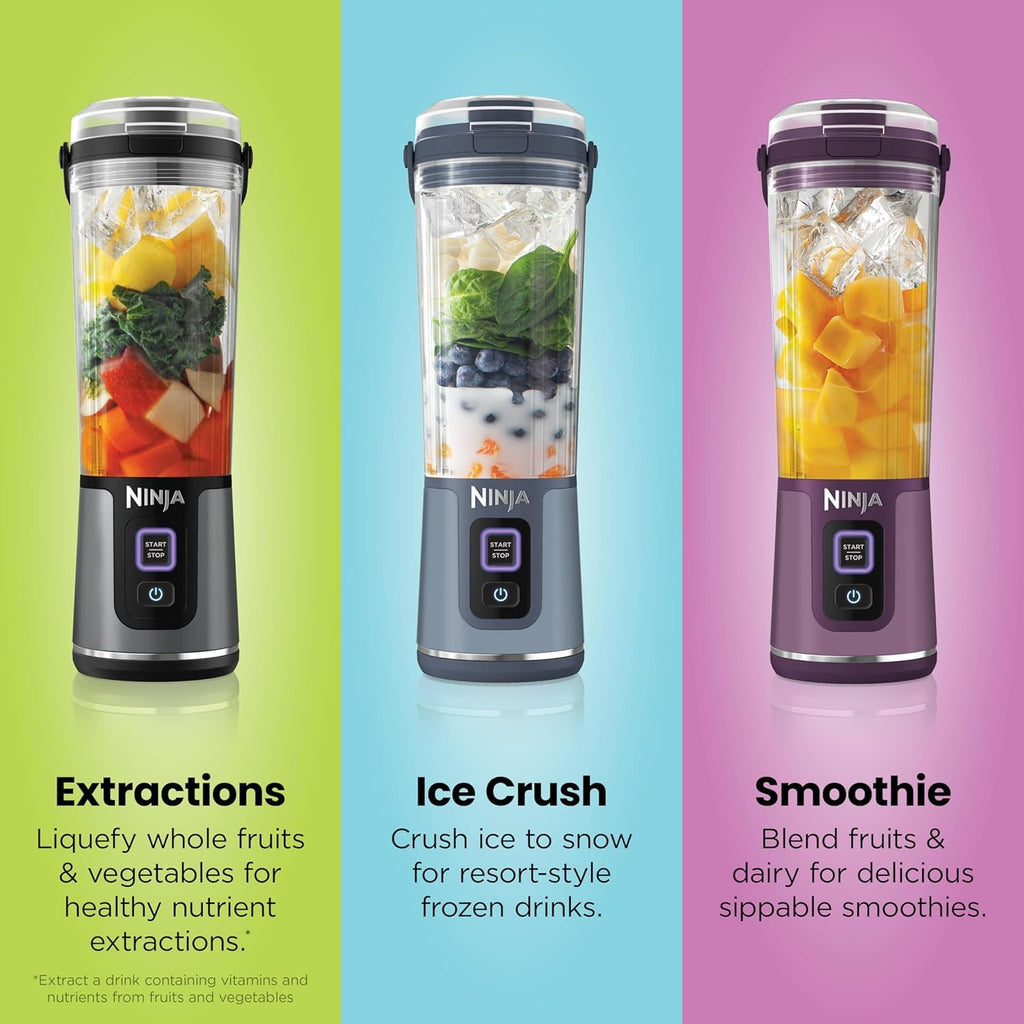 Ninja Blast Portable Cordless Blender 530ml (Cranberry Red)