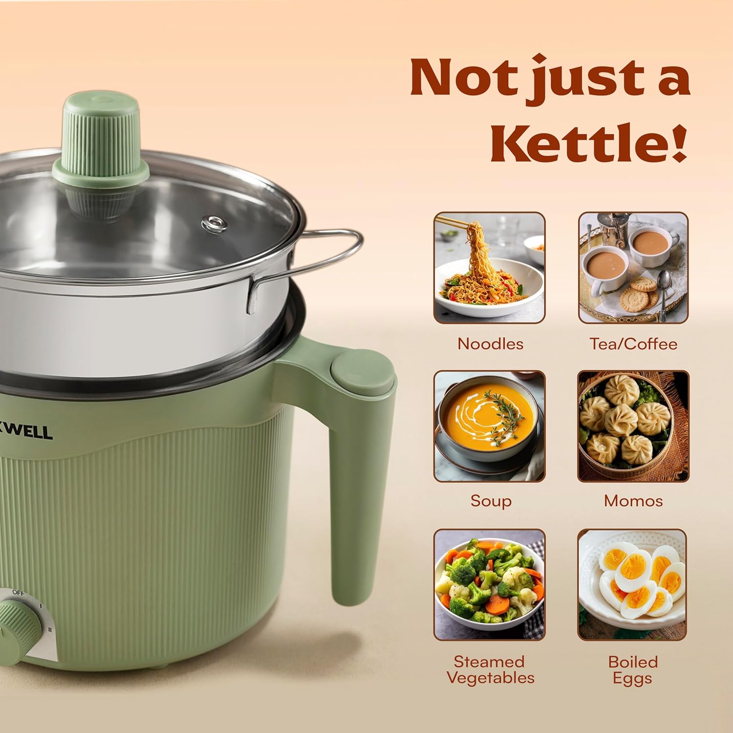 Cookwell Multipurpose Cook Kettle 1.5L (600W)