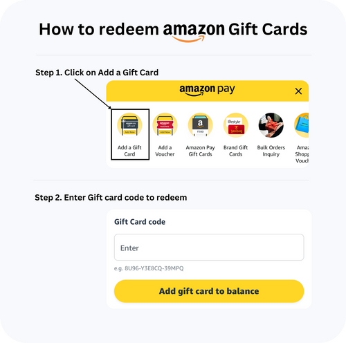Amazon Gift Card – ₹500 Value