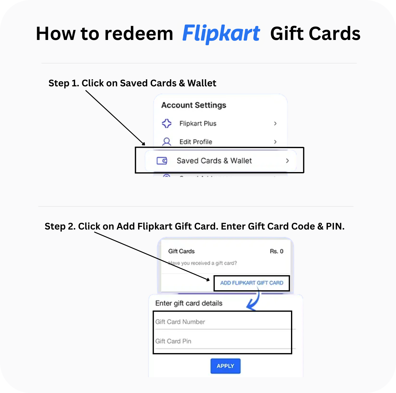 Flipkart Gift Card – ₹500 Value