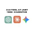AI Bundle Pack – ChatGPT, Gemini & Claude (6 Months Access)
