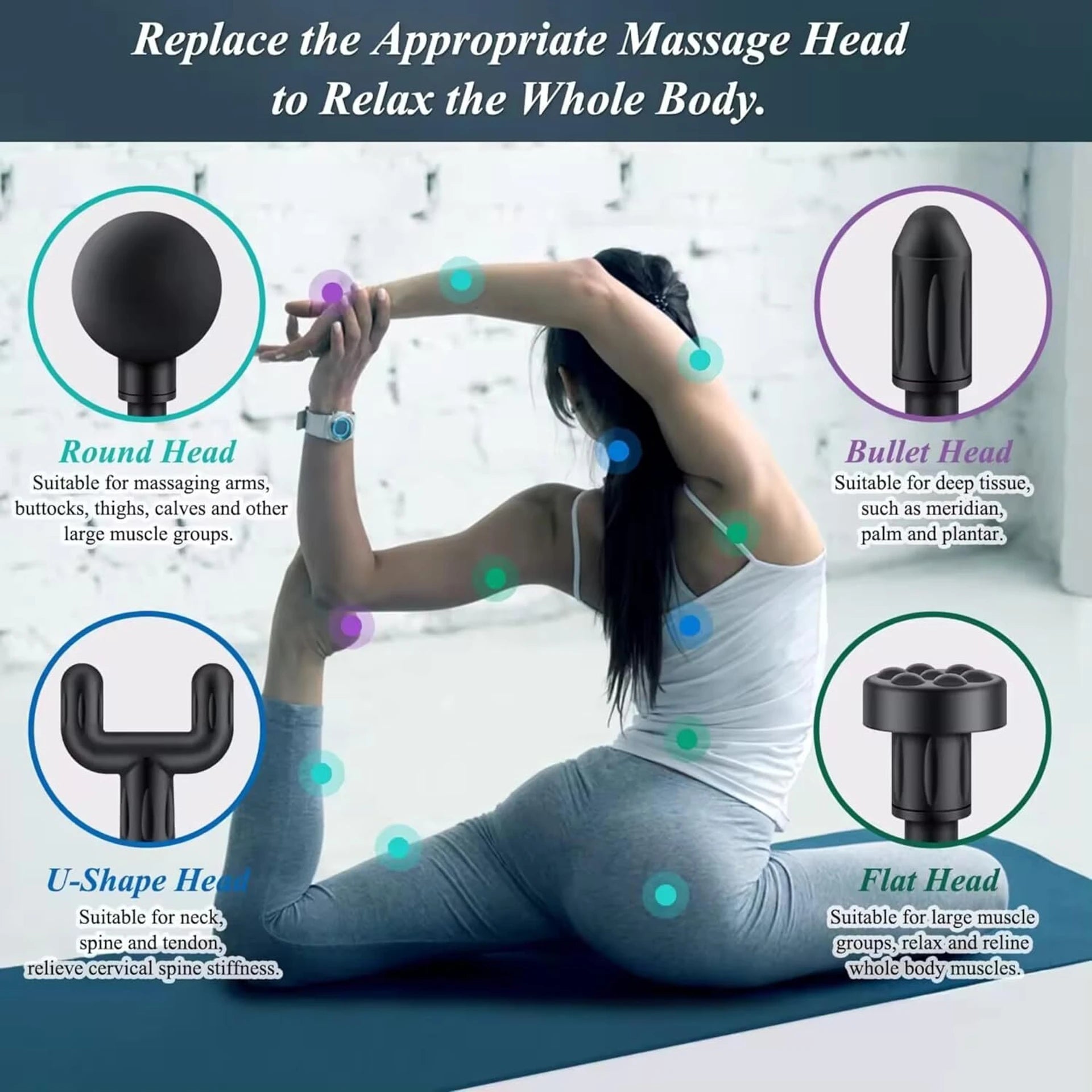 Deep Tissue Massage Gun for Full Body Relaxation