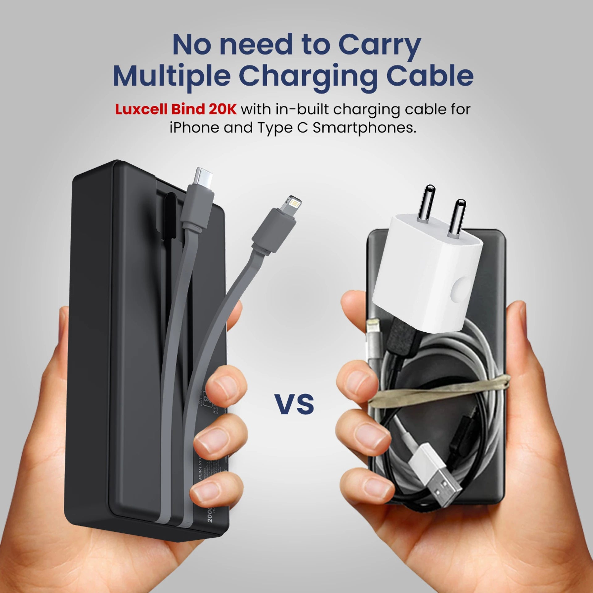 Portronics Luxell Bind 20K Power Bank (Black)