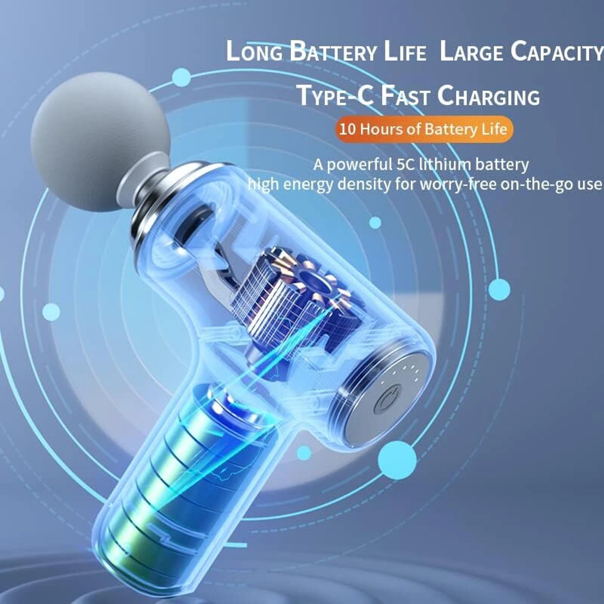 Deep Tissue Massage Gun for Full Body Relaxation