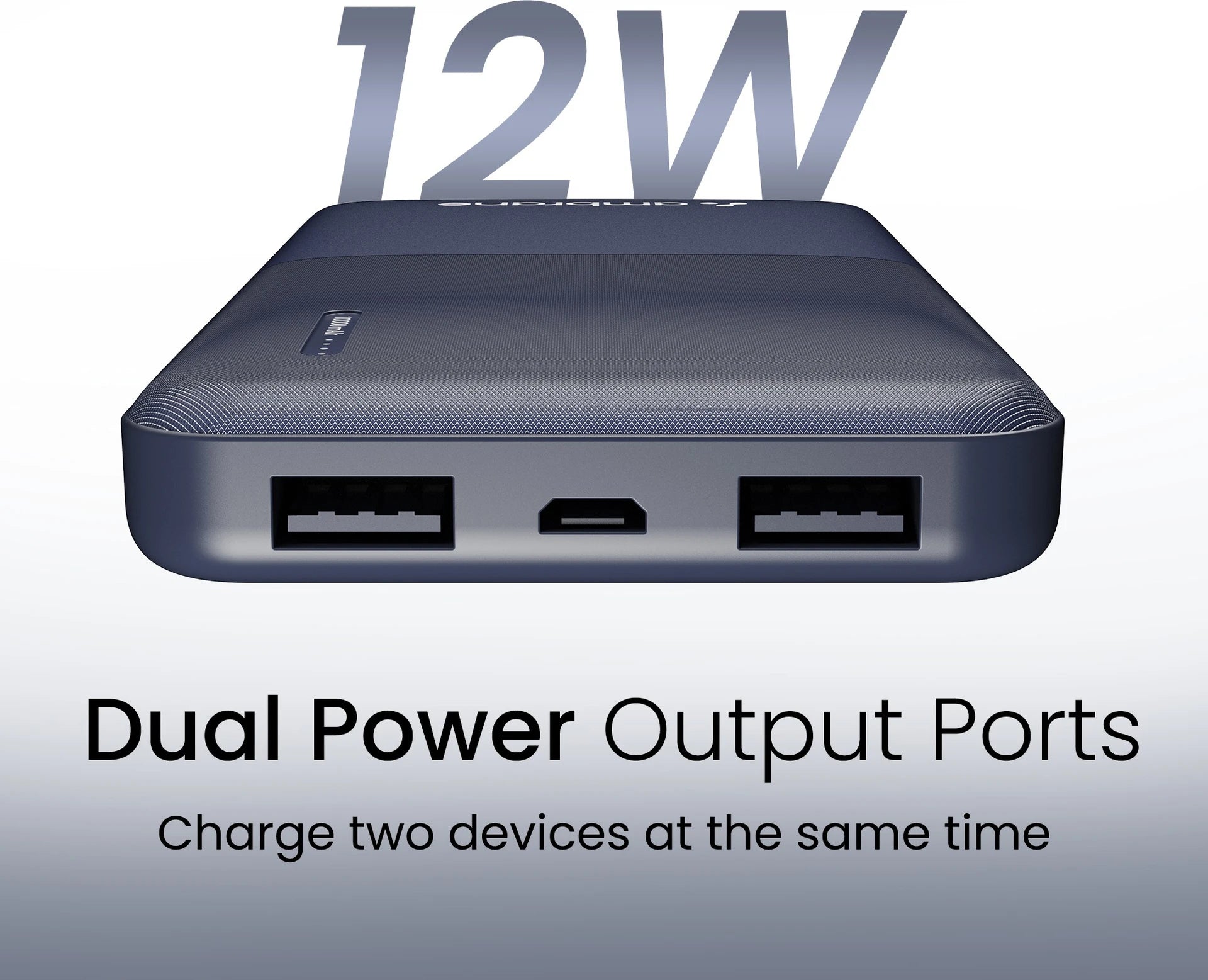 Ambrane 10000 mAh 12 W Compact Pocket Size Power Bank