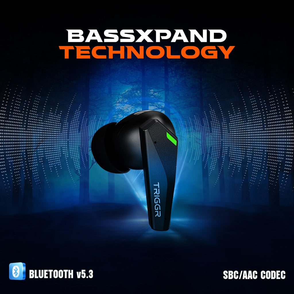 TRIGGR Kraken X1 TWS Earbuds (Black)