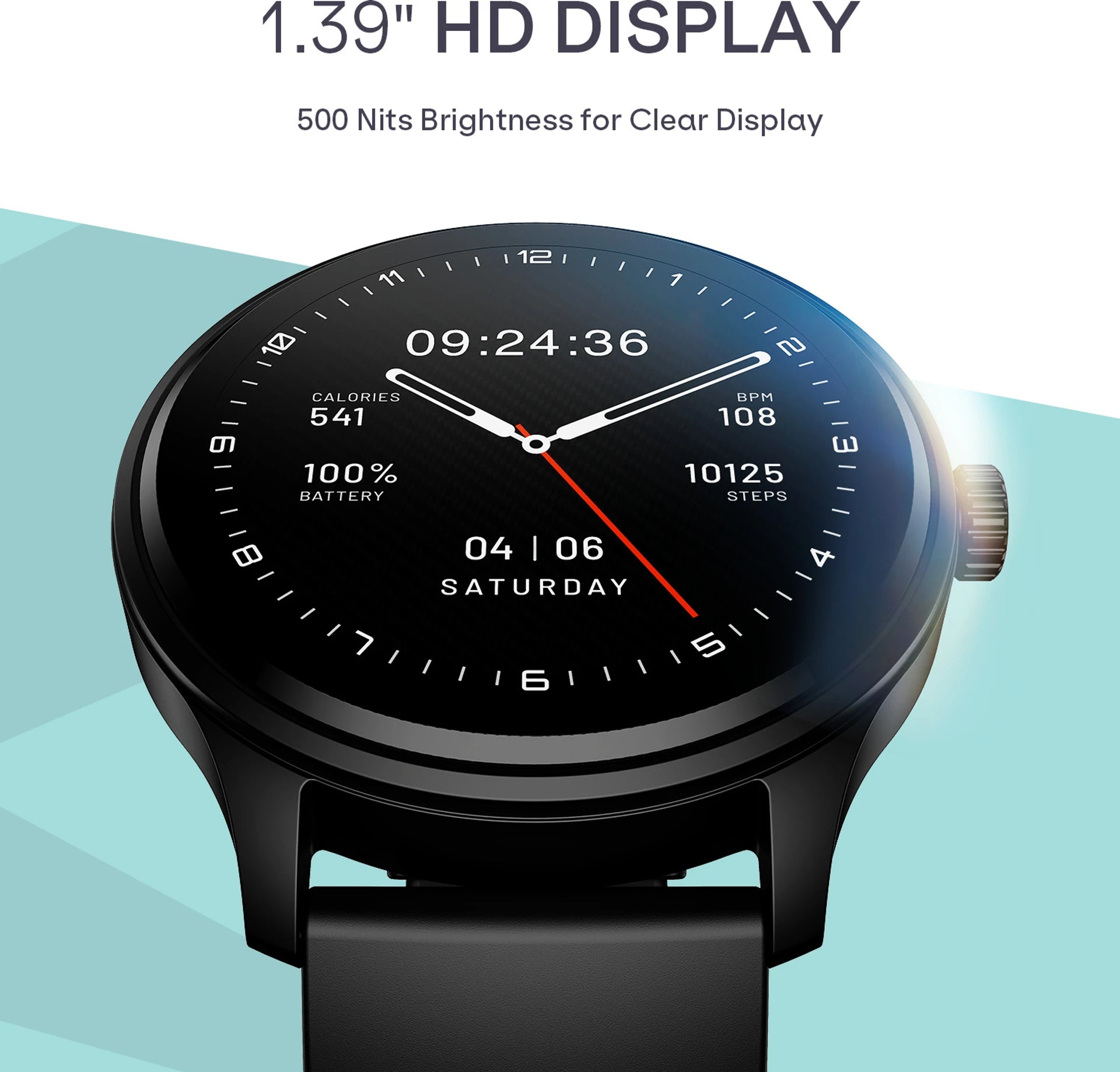 boAt Lunar Discovery Neo Smartwatch (Active Black)
