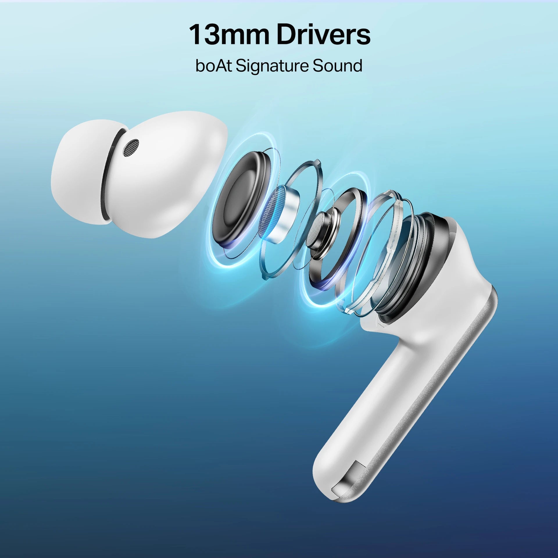 boAt Airdopes Prime 513 ANC Earbuds (Ivory Glow)