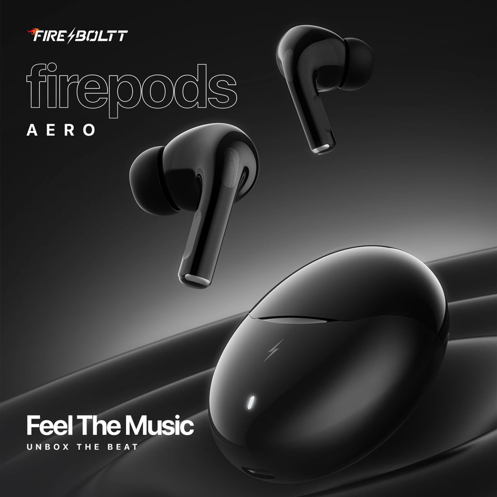 Fire-Boltt Aero TWS Earbuds (Black)