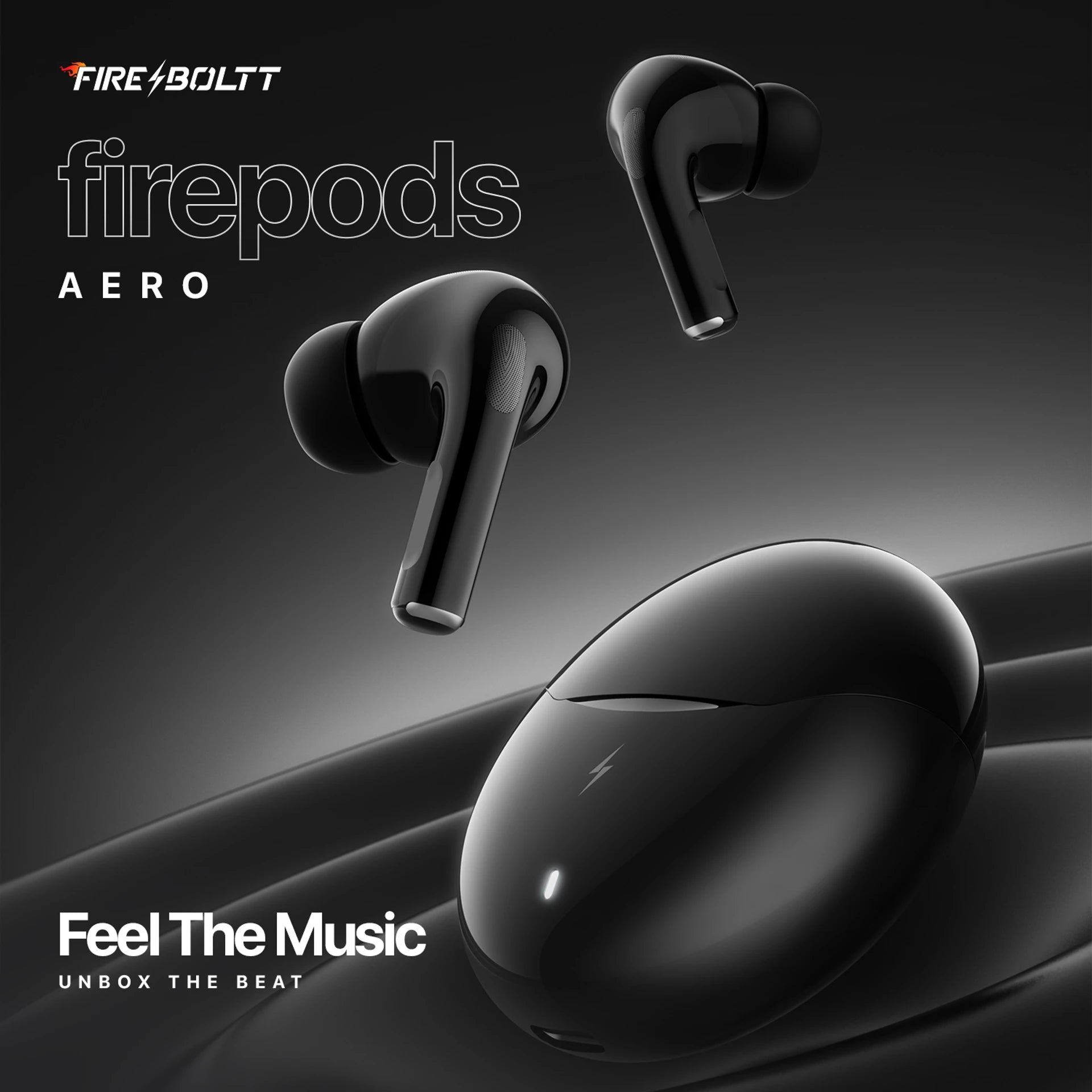 Fire-Boltt Aero TWS Earbuds (Black)