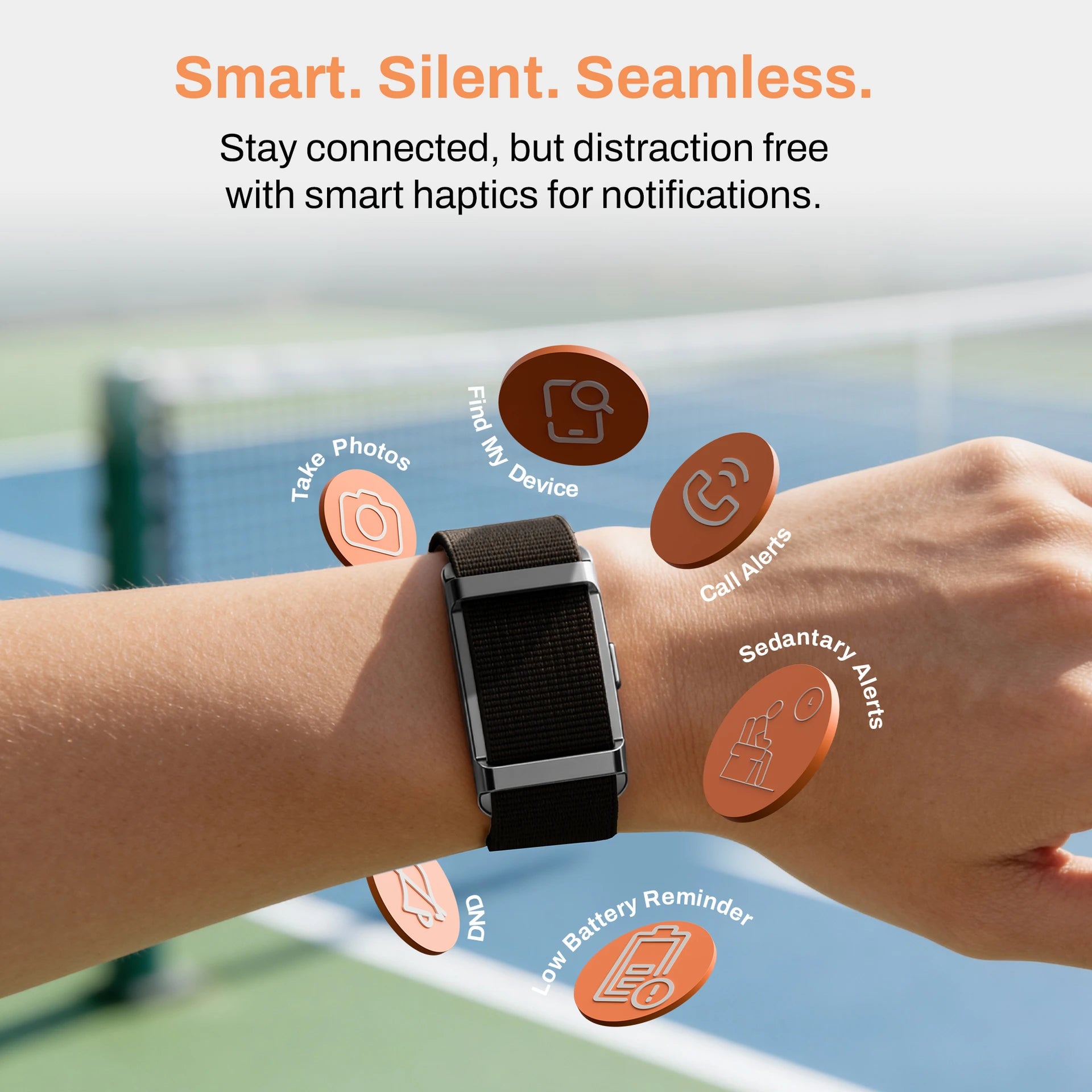 Pebble Qore 2 Fitness Band (Black)