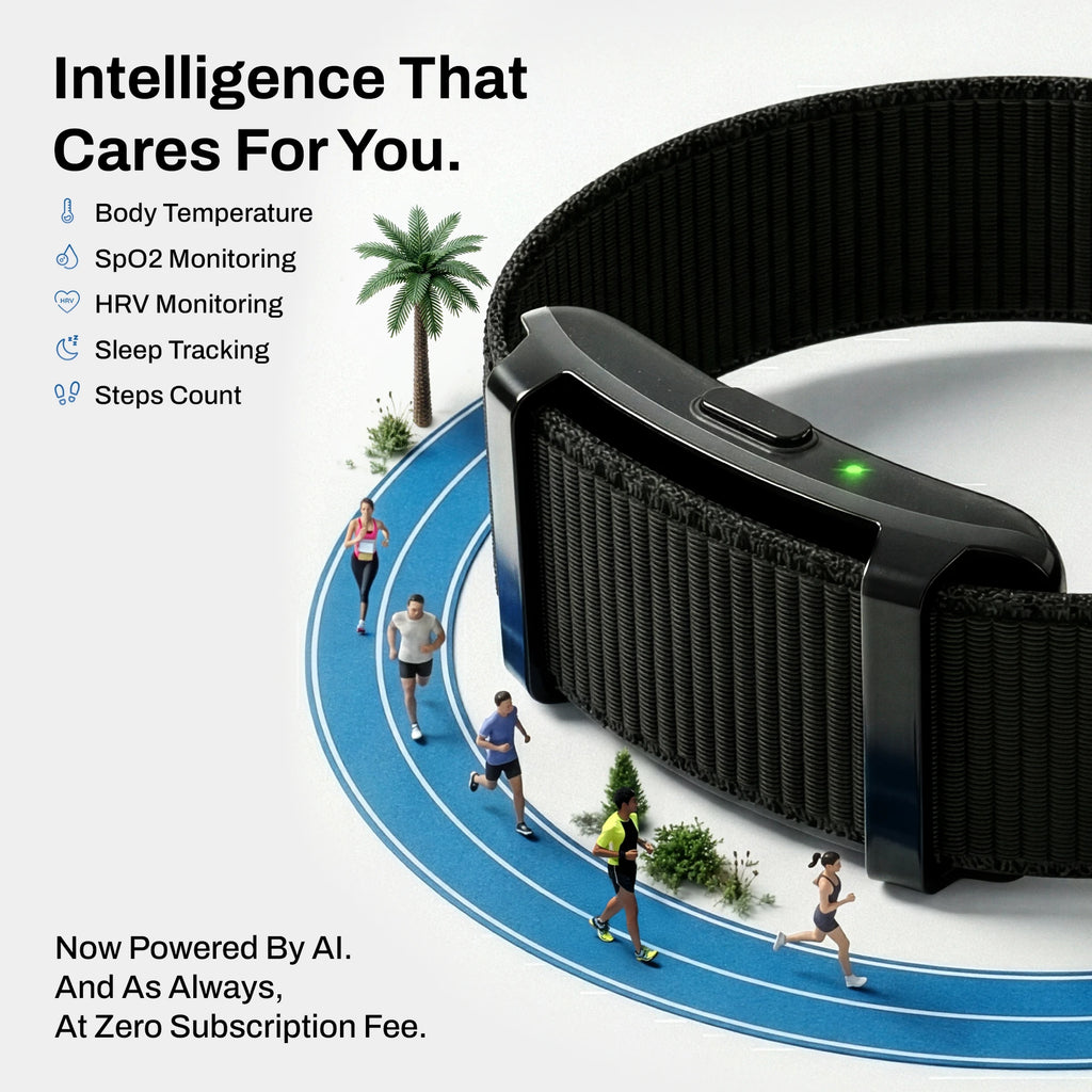 Pebble Qore 2 Fitness Band (Black)