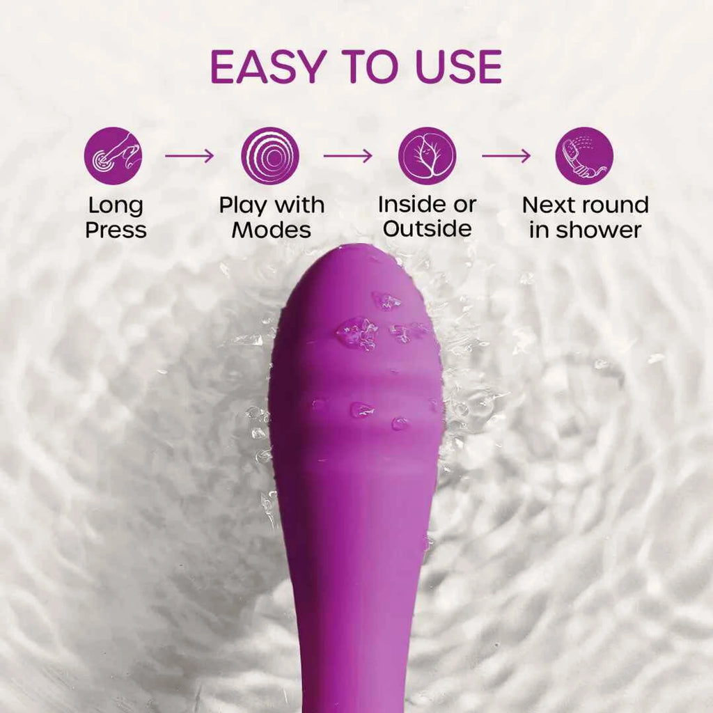 Personal Wellness Massager for Women – 10 Modes, Waterproof & Quiet Motor