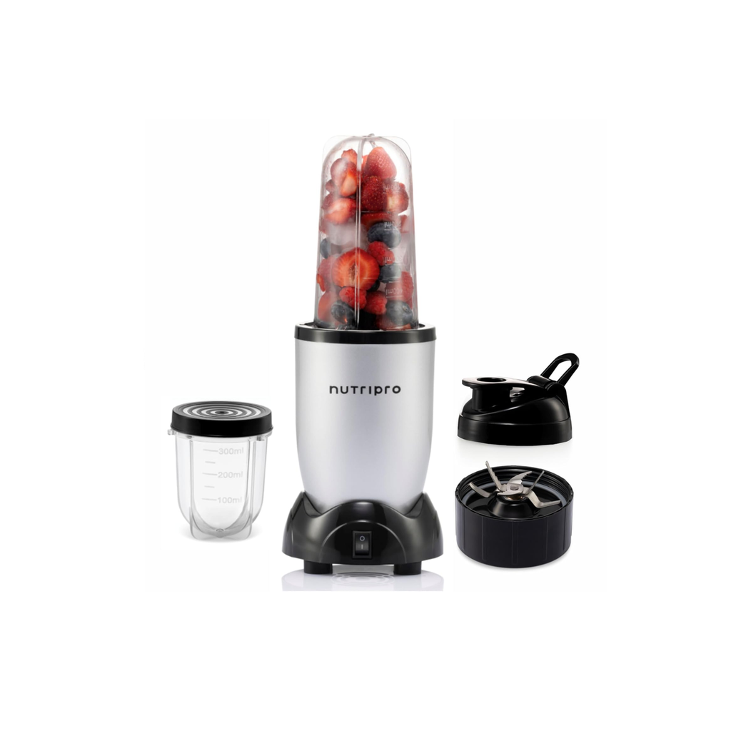 NutriPro Smoothie Maker & Juicer Mixer Grinder 500W (Silver)
