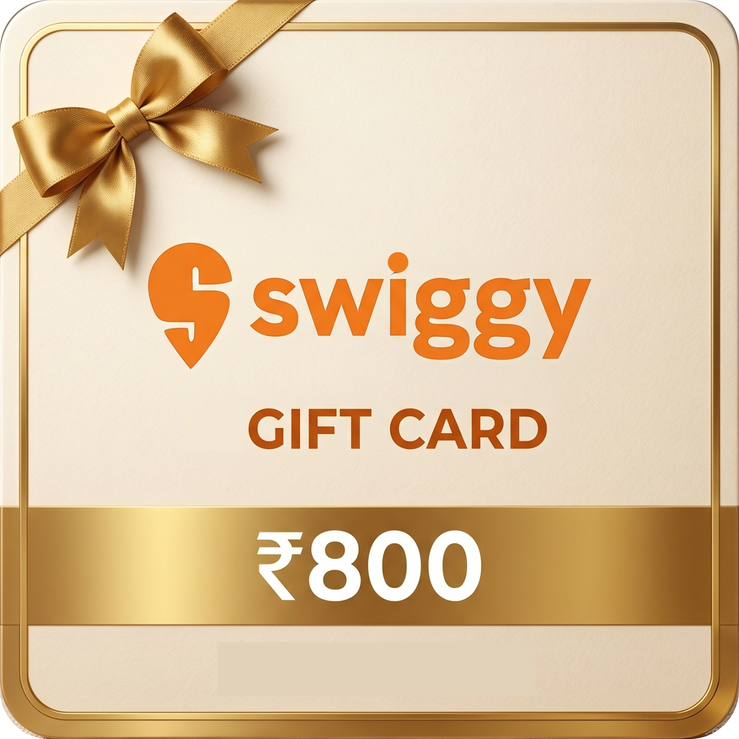 Swiggy Gift Card – ₹800 Value